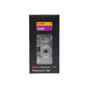 Kodak Premium Set – CLEAR Limited Edition Reusable ColorMax Film Camera & Gold&hellip;