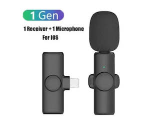 K11 Prof Wireless Lavalier Microphone for iPhone iPad