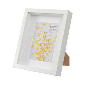 Vienna Shadow Box White 8x10" with 5x7 opening