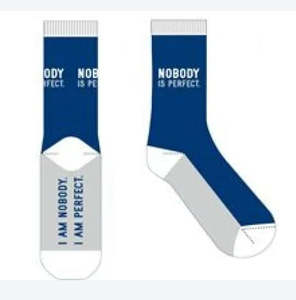 Gift: SOCK FF NOBODYS PERFECT