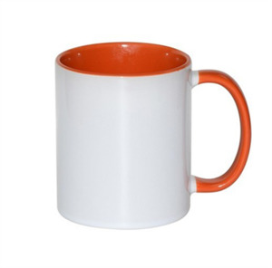 11oz INNER COLOURED MUG ORANGE