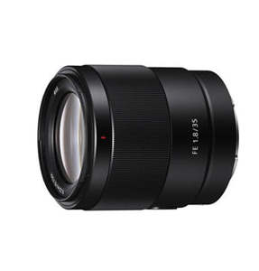 Cameras And Lenses: Sony SEL35F18F E Mount FE 35mm F1.8 Black Lens