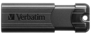 Google Feed Collection: Verbatim Store n go Pinstripe USB 3.0 64GB Drive (Black)