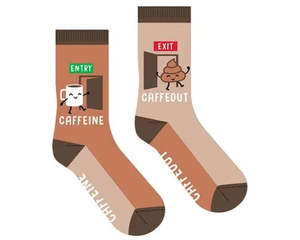 SOCK FF ODD CAFFEINE CAFFEOUT