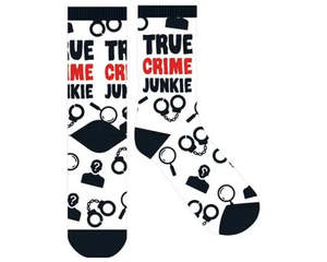 Socks: SOCK FF TRUE CRIME JUNKIE