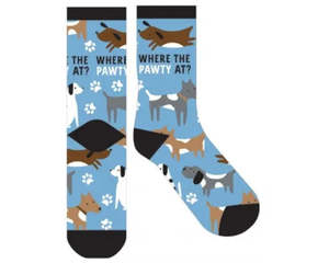 Socks: SOCK FF WHERE THE PAWTY AT