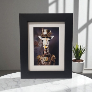 Black Frame 20mm x 30mm - complete ready to hang package