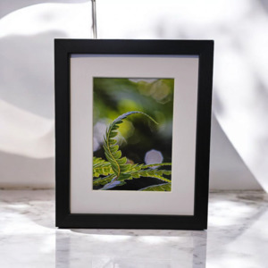 Black Frame 20mm x 20mm - complete ready to hang package