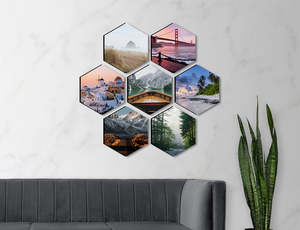 Photo Art: Hexagon Tiles