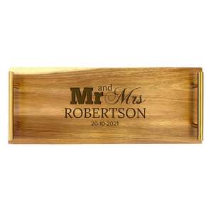 Best Selling: Serving Tray - Large - Mr & Mrs