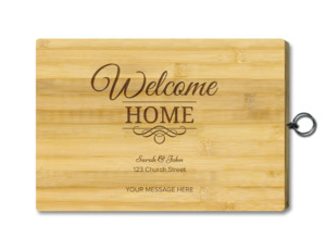 Chopping Boards: Chopping Board - Standard - Welcome Home