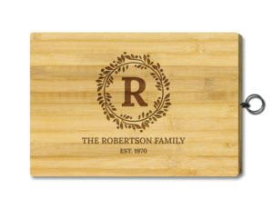 Chopping Boards: Chopping Board - Standard - Monogram Family