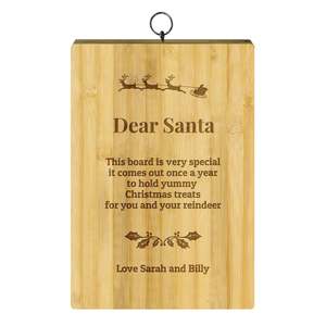 Chopping Boards: Chopping Board - Standard - Santa Treats
