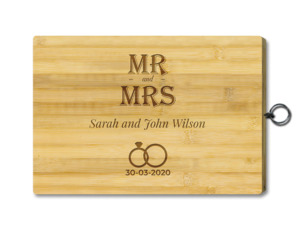 Standard Chopping Boards: Chopping Board - Standard - Mr And Mrs