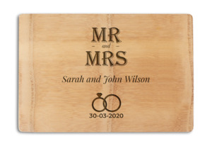 Chopping Board - Premium - Mr And Mrs