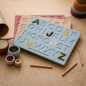 Mama Bear Alphabet Tracing Letter Board - Mama Bear