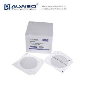 ALWSCI Labfil sterile 47mm MCE white membrane black grid 0.45um 100 pieces C0001243