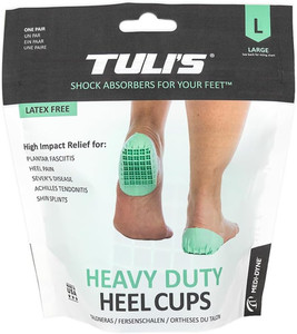 Products: Tulis Heavy Duty Heel Cups Physio HQ