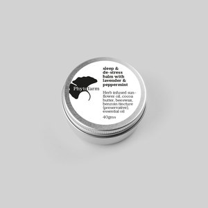 sleep & de-stress balm with lavender & peppermint