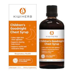 Kiwiherb: Children's Goodnight Chest Syrup