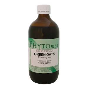 Liquid Herbal Extracts: Green Oats flowering top 1:2