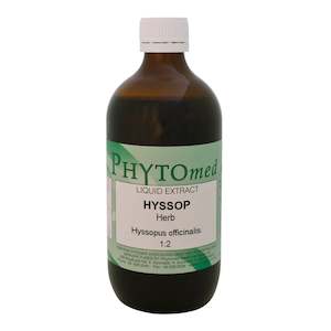 Liquid Extracts G I: Hyssop herb 1:2