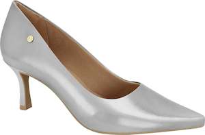 Fiesta: Ramarim 1885202 Women Fashion Comfortable Business Shoe Mid Heel in Metallic Silver