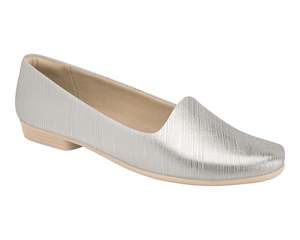 Fiesta: Piccadilly Ref: 250132 Business Court Wedge Shoe Heel in Silver