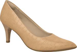 Business Manual: Piccadilly 745035 Women Fashion Business Classic Scarpine Heel in Croco Nude