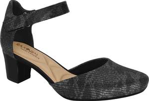 Black Friday: Ramarim 1884251 Women Fashion Comfortable Business Shoe Mid Heel in Black Cobra
