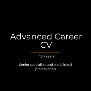 Advanced Career Professional CV Pick a Path