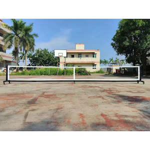 Nets: Lightning Pickleball Heavy Duty Net on Wheels