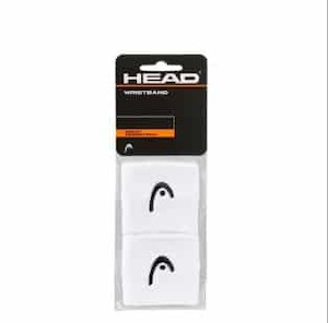 Wristbands Headbands Sweat Towels: Head Wristband 2.5" 2 Pack - White