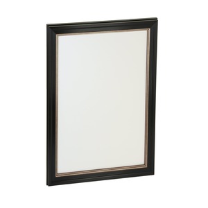 Black Frames - The Framers Guild: Medium Ornate Matte Black With Gold Highlights