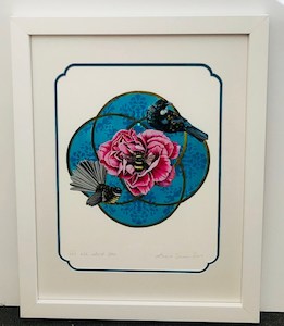 Products: Angie Dennis Framed Print It's All About Bee - Picture Framing Is Us On Line Cart