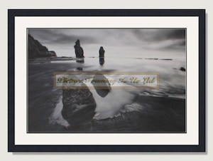 3 Sisters North Taranaki Framed Print - Picture Framing Is Us On Line Cart