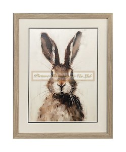 Hare Framed Print - Picture Framing Is Us On Line Cart