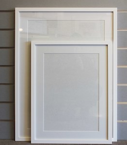A2 Plus Mat Readymade Frame White