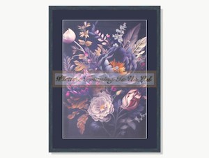 Floral Art Print Framed - Picture Framing Is Us On Line Cart