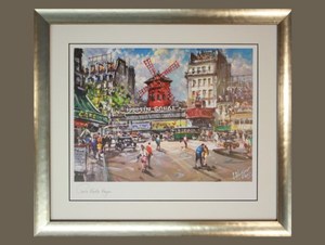 Products: Paris Moulin Rouge Framed Print