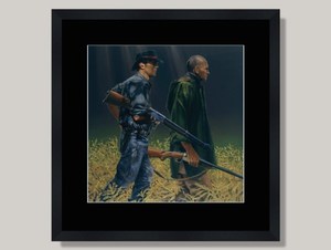 Products: Trophy Hunter By Barry Ross Smith Framed Print