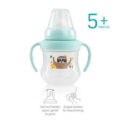 Bottle Feeding: Mag Mag Spout Cup - Turquoise Sloth