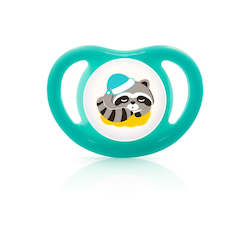 Soothers: MiniLight Pacifier Single (L) Unisex - Raccoon