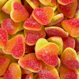 Sour Peach Hearts