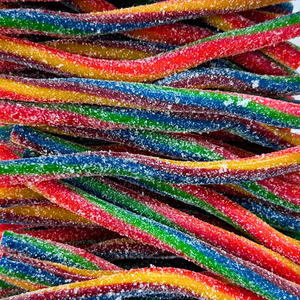 Damel Sour Rainbow Blowpipes (Bag of 10)