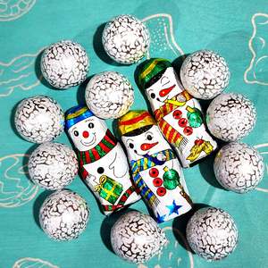 Milk Chocolate Snowballs & Snowmen Bag