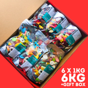 Sweetboxes: Christmas Bulk Gift Box - 6 x 1kg bags