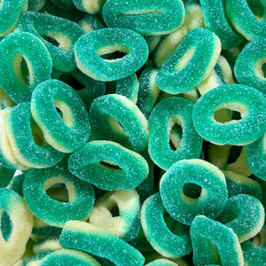 Sour Blue Raspberry Rings