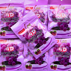 4D Gummy Grapes Bag