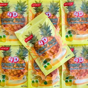 Extras: 4D Gummy Pineapples Bag